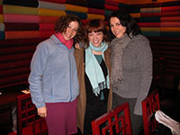 MZPR staff: Deb Radloff & Rachel Hundert with Sarah Ward, Profile Books
